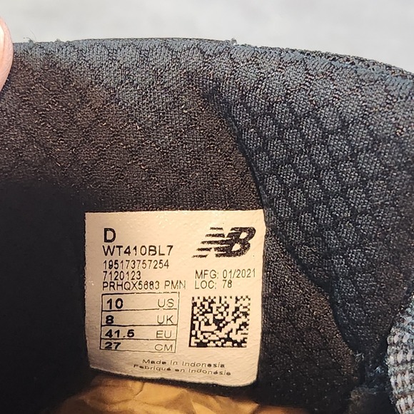 New Balance Shoes Womens 10 Wide Black 410 V7 Trail Running WT410BL7 - Picture 11 of 11